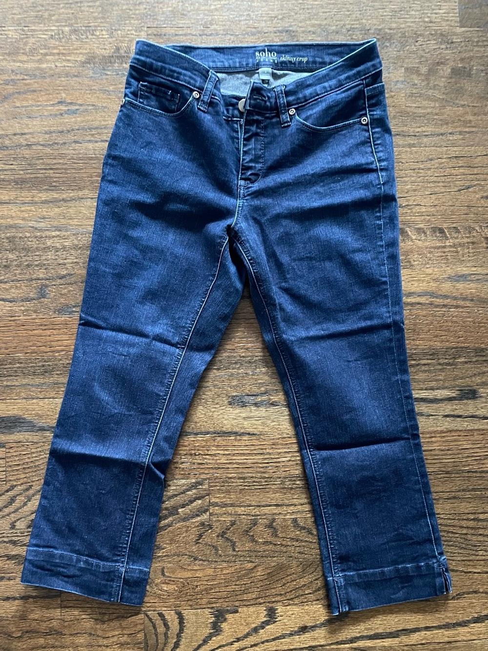 New York & Company Soho Jeans in Dark Blue Denim